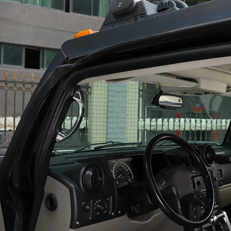 H2 Hummer ที่2003 2004 2005 2006 2007รถสีเงินอะลูมินัมอัลลอยที่หุ้มอุปกรณ์เสริมรถยนต์ภายใน