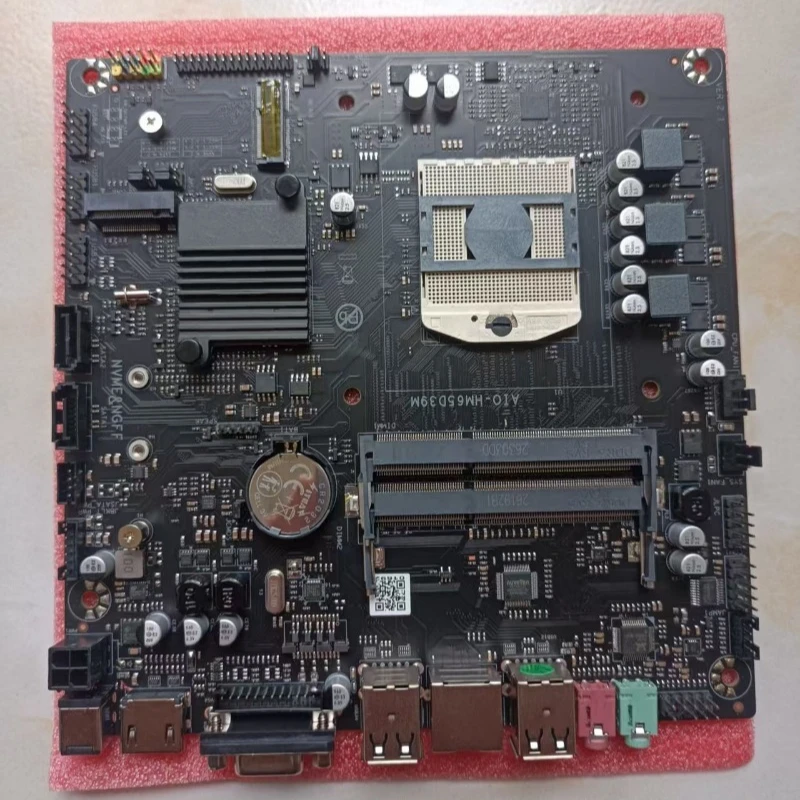 HM65 All-in-One Computer Main Board DDR3 Memory with COM Interface ITX Industrial Control Main Board DC12V-19V Power Supply