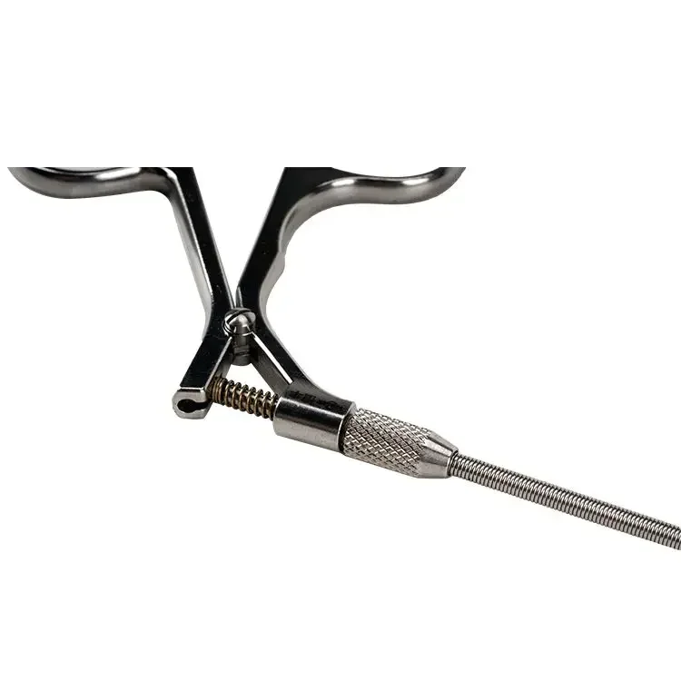 Hospitime Disc Forceps/Disc Ronguer/Biopsy Punch Forceps with Cup and Serration on Tips - Golden Handle Neuro Instruments