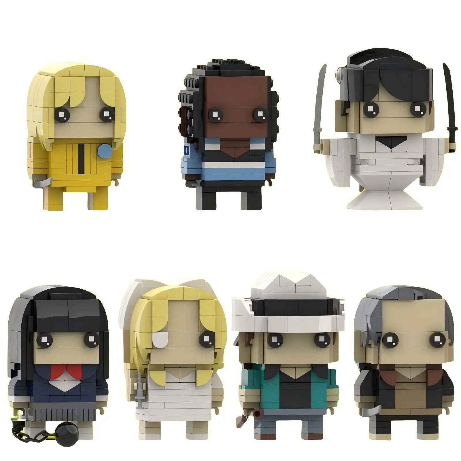 

Набор игрушек Kill Bill Character Building Blos для мальчиков Eonal Small Particle Series nt Сборная коллекция игрушек