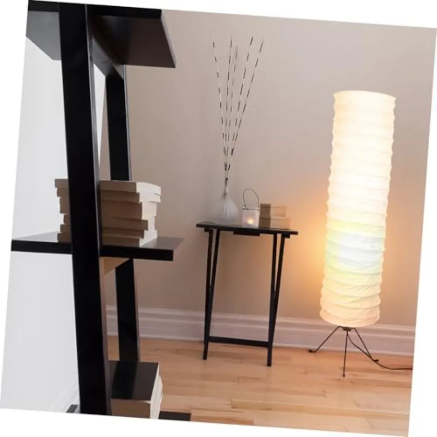 Paper Floor Lamp Shade: Diploma Floor Lamp Shade Japanese Style Rice Paper Lamp Protector Cover Replacement for Hotel Bedside