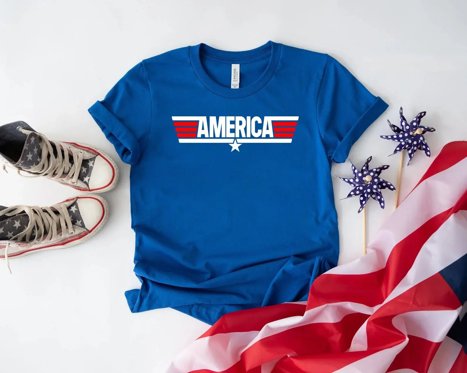 America Shirt Merica Red White Blue 4Th Of July Usa T Patriotic Conservative Clothing