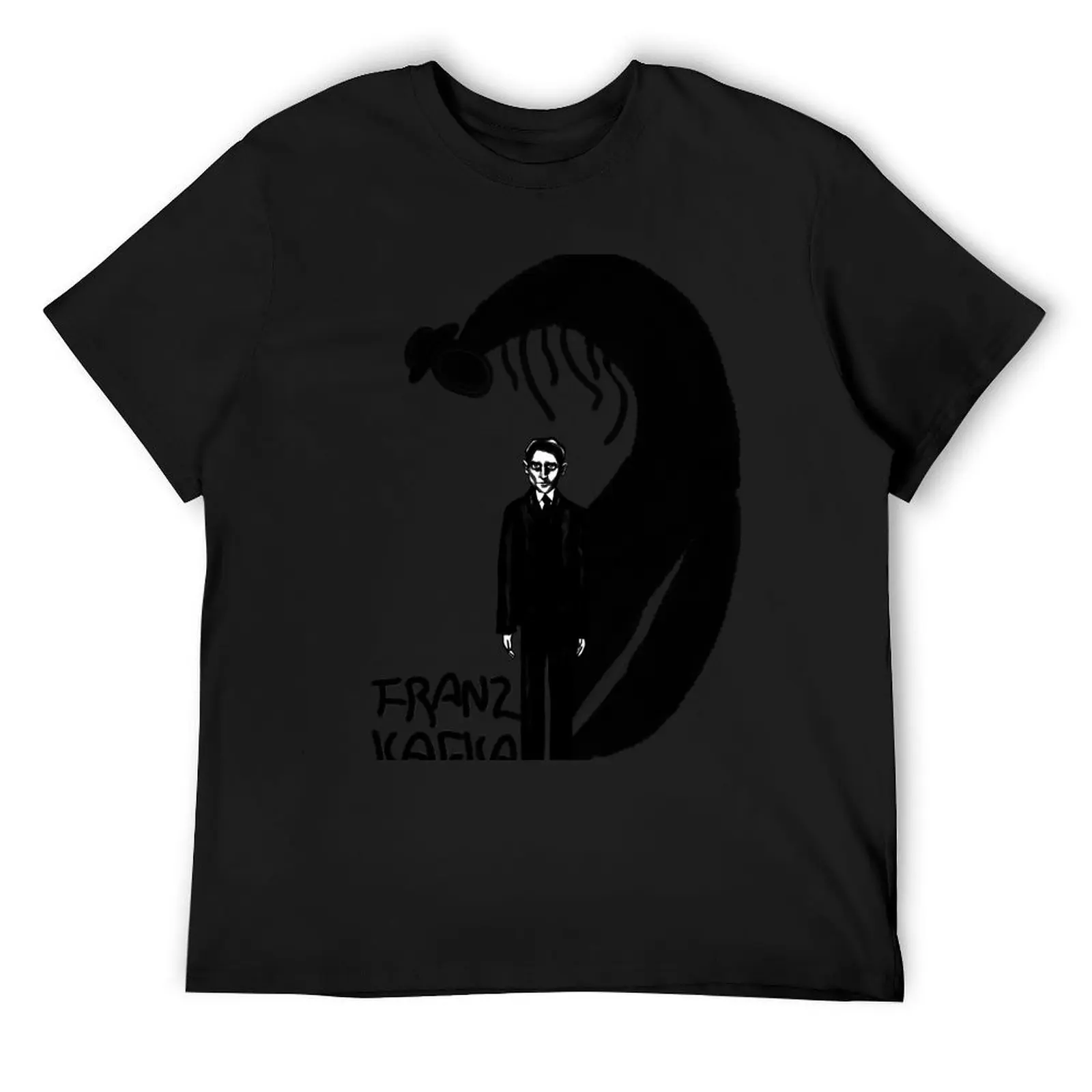 Franz Kafka ink T-Shirt graphics blacks mens white t shirts