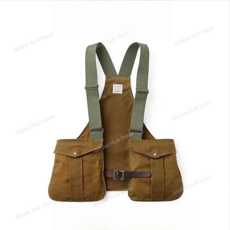 

Жилет в стиле ретро в американском стиле, многофункциональный жилет для мужчин и женщин, для рыбалки, кемпинга, пешего туризма, с несколькими карманами, однотонный жилет