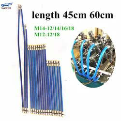 New 45CM 60CM 2500BAR M14-12/14/16/18 M12-12/18 High Pressure Diesel Pipe Fuel Delivery Tube for Common Rail Test Bench