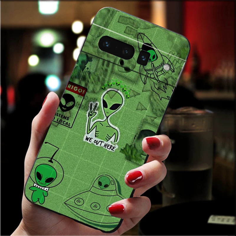 Alien Handy hülle für Google Pixel 9 Pro XL 8 7 Pro 8a 7a 7 6a 6 Pro Pixel 4 3 XL 5 6 4a