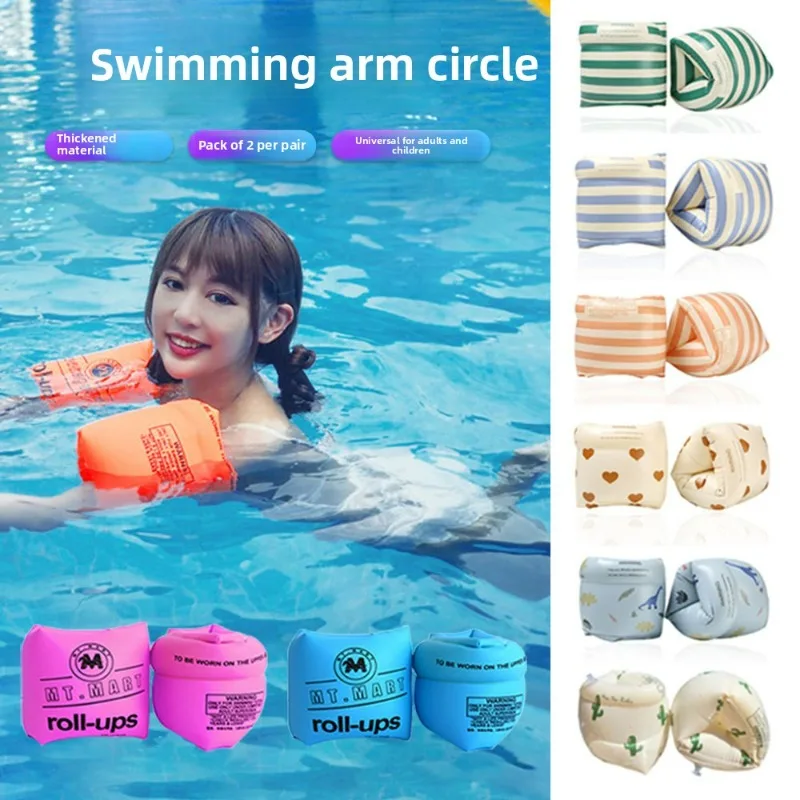 

Arm Float Rings Inflatable Sleeves PVC Arm Floaties Inflatable Swim Arm Bands Floater Sleeves Swimming Rings for Adults and Kids