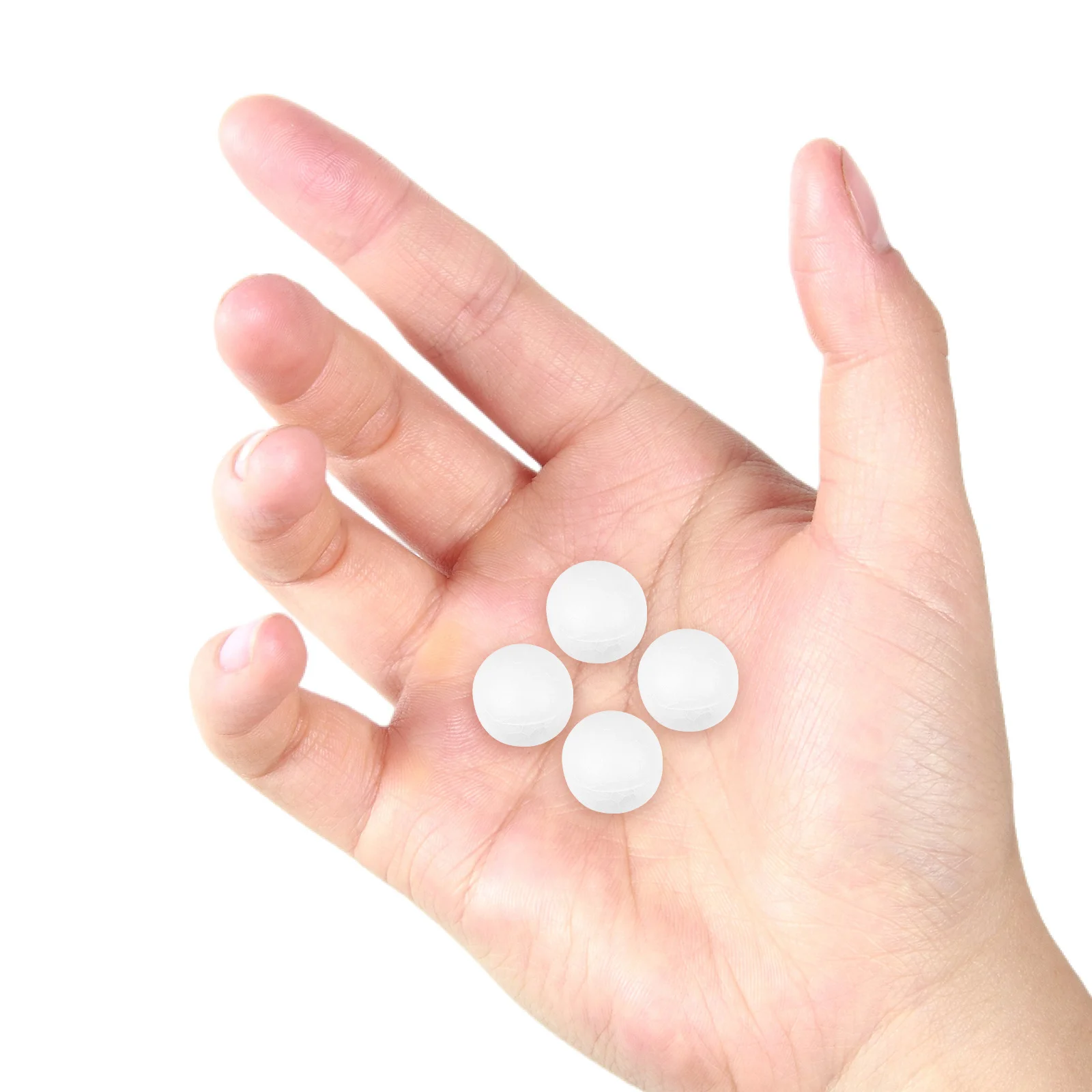 

500Pcs Foam Ball Shapes Polystyrene Craft White Balls for Wedding Christmas Party Decoration DIY Ornaments