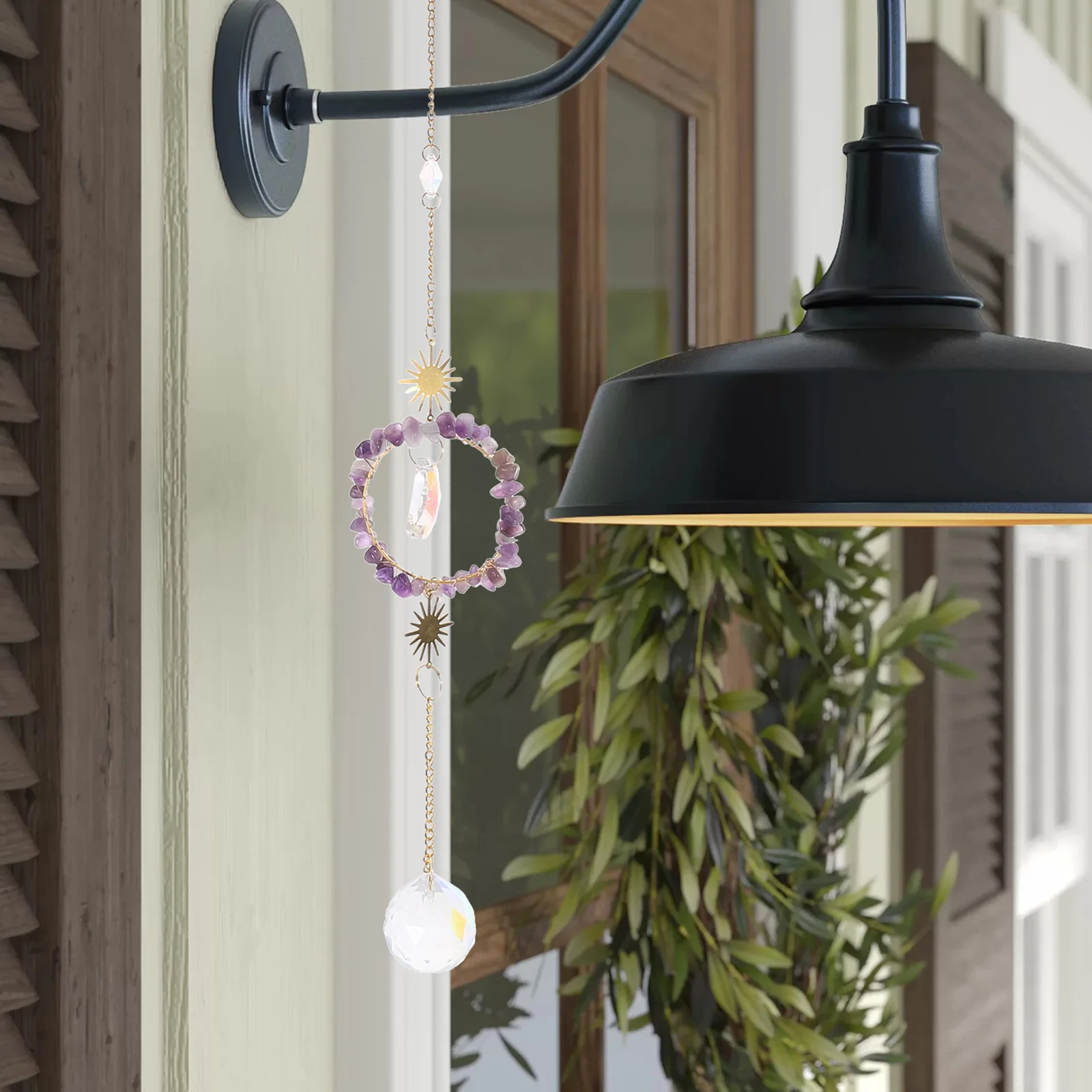 

Crystal Suncatcher Catcher Window Hanging Decor For Crystal Prisms Light Catchers Indoor Outdoor