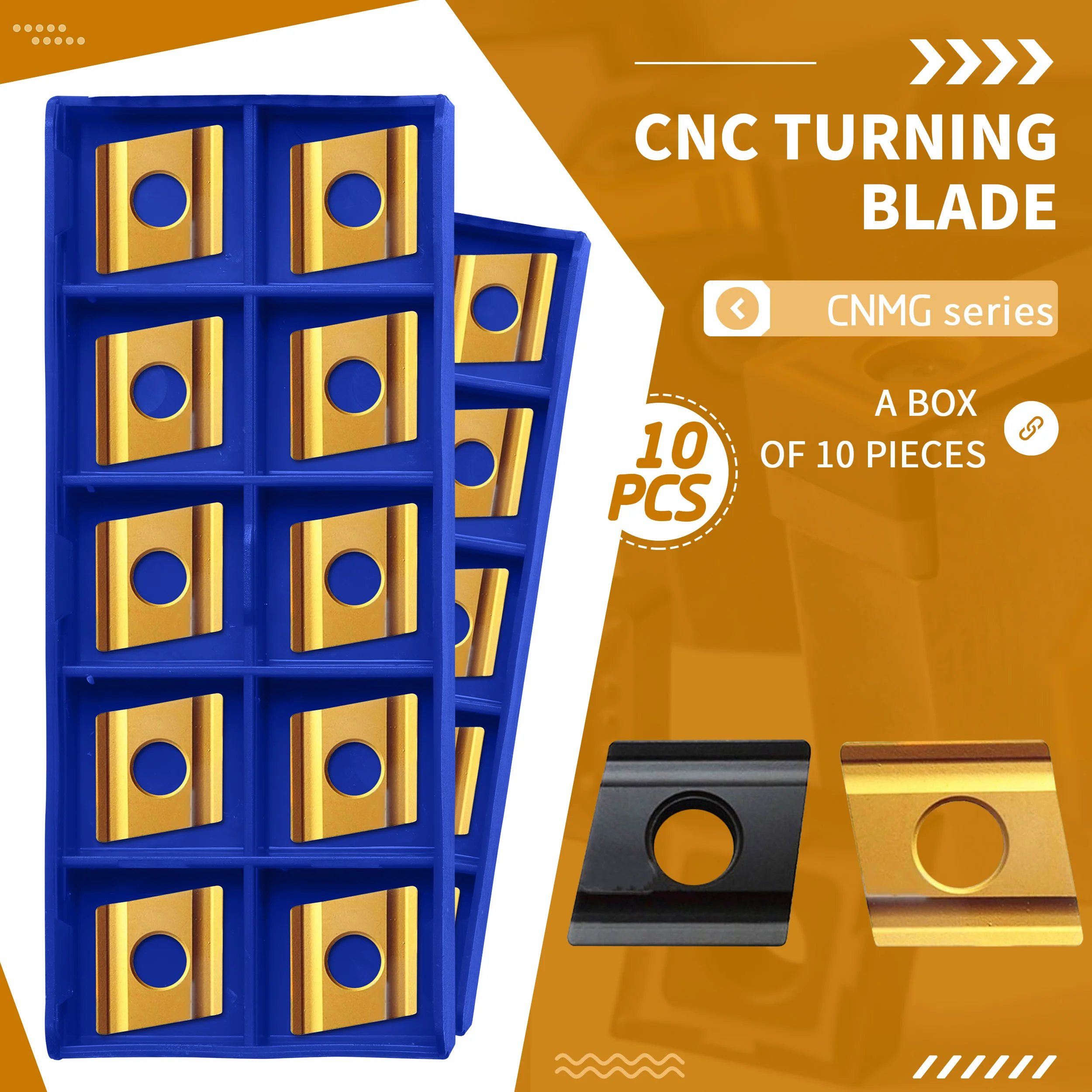 Lama di taglio dell'inserzione del carburo del tornio di CNC del L-ZC/L-ZC YBC251 YBC252 CNMG120408R/che gira ampia gamma del bene durevole dell'applicazione