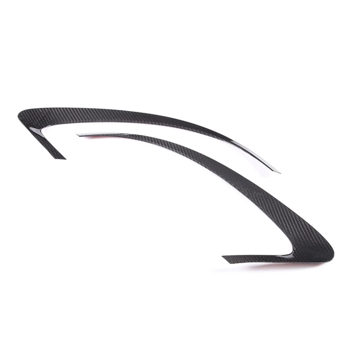 

For Maserati Grecale 2022 2023 Dry Carbon Fiber Car Headlight Lamp Eyebrow Cover Trim Sticker Accessories