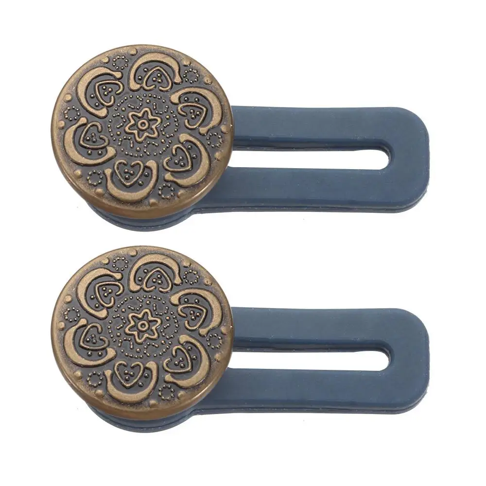 

2 шт., плотные винтажные крючки для одежды, пояс для беременных, швейные аксессуары, джинсы, выдвижные пуговицы, удлинитель для брюк