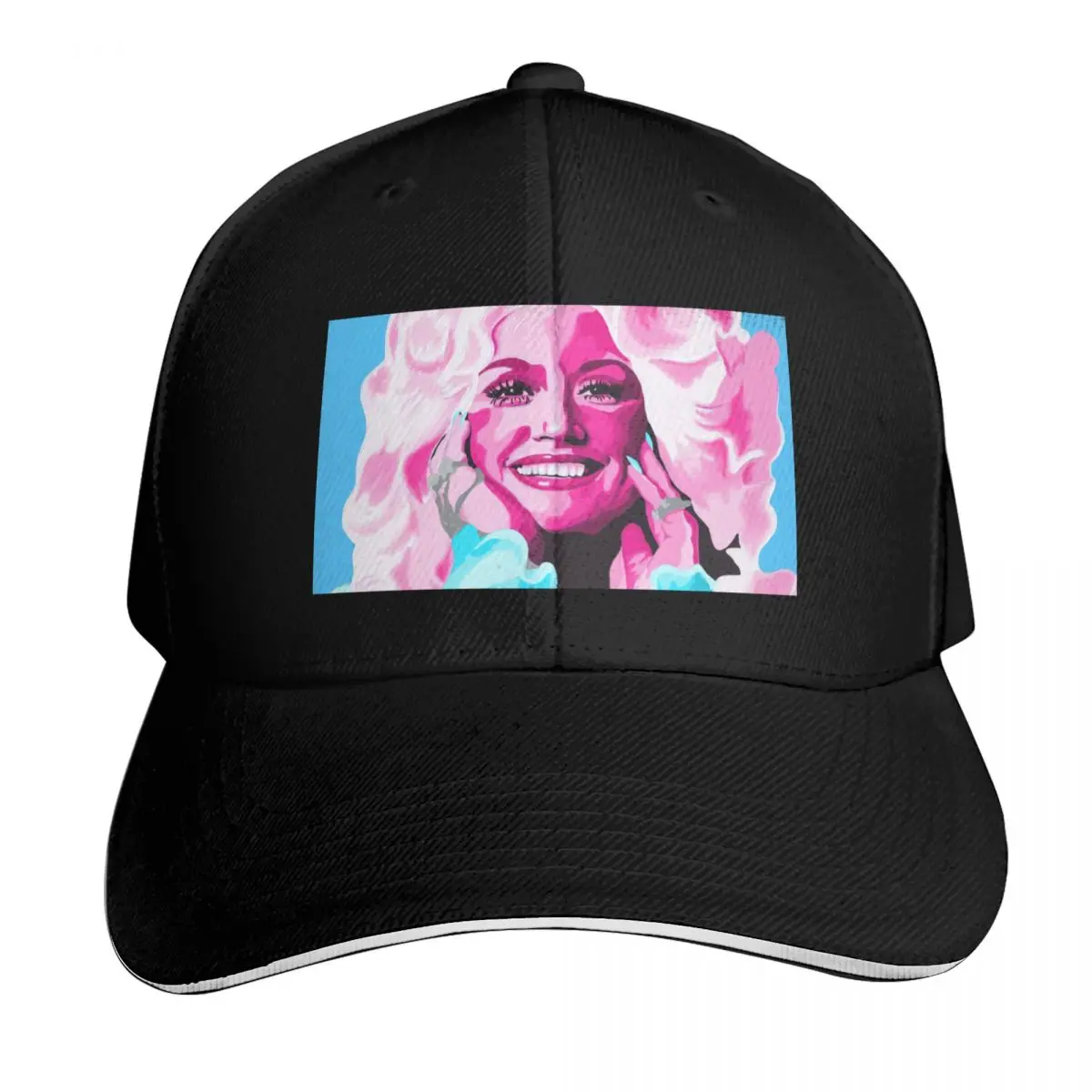 

Dolly Parton pop art painting Baseball Cap Hat Beach Christmas Hat Sun Hat For Children golf genuine For Women Men's