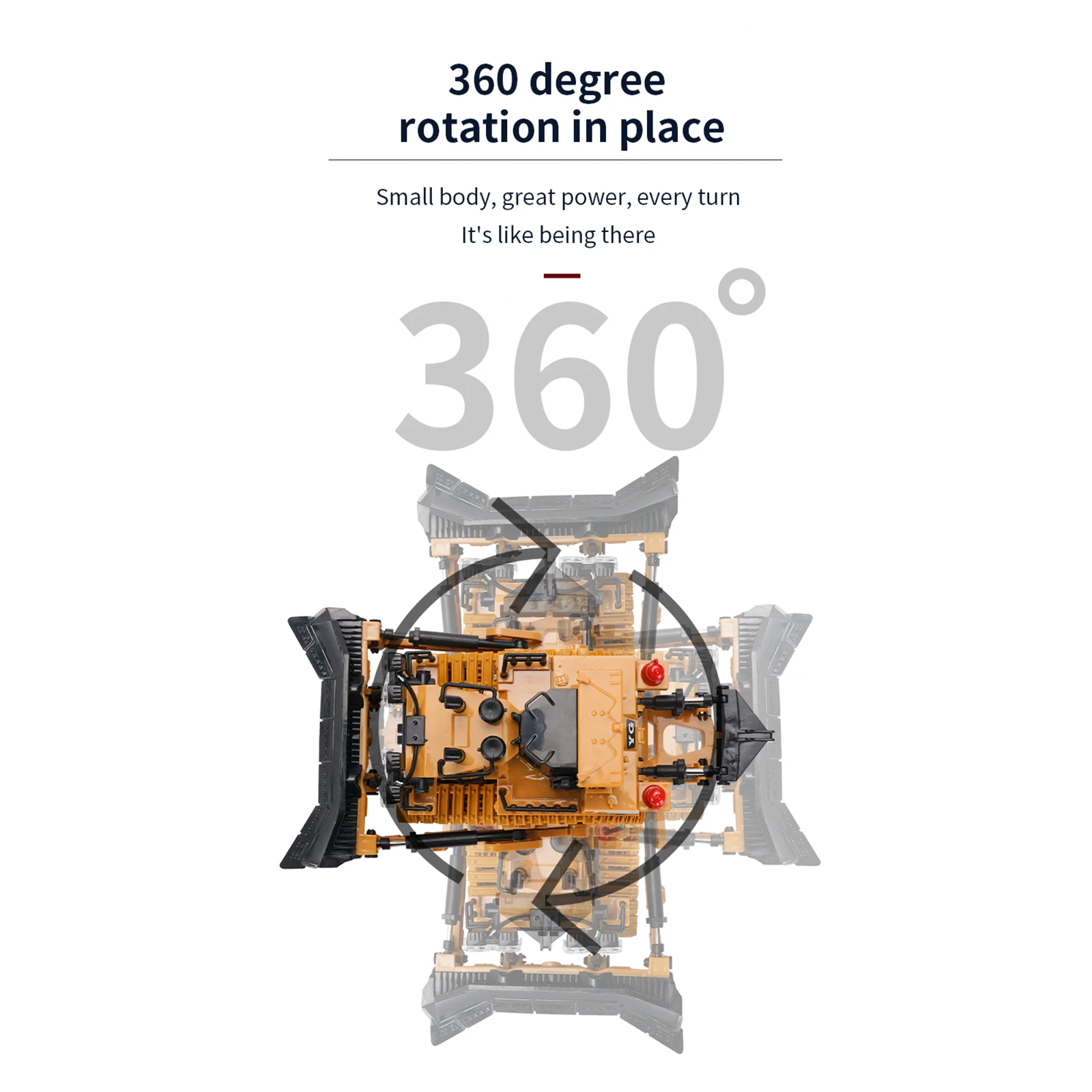 

1/24 Truck 9 Channels 2.4G Radio Controlled Cars RC Crawler Heavy Bulldozers