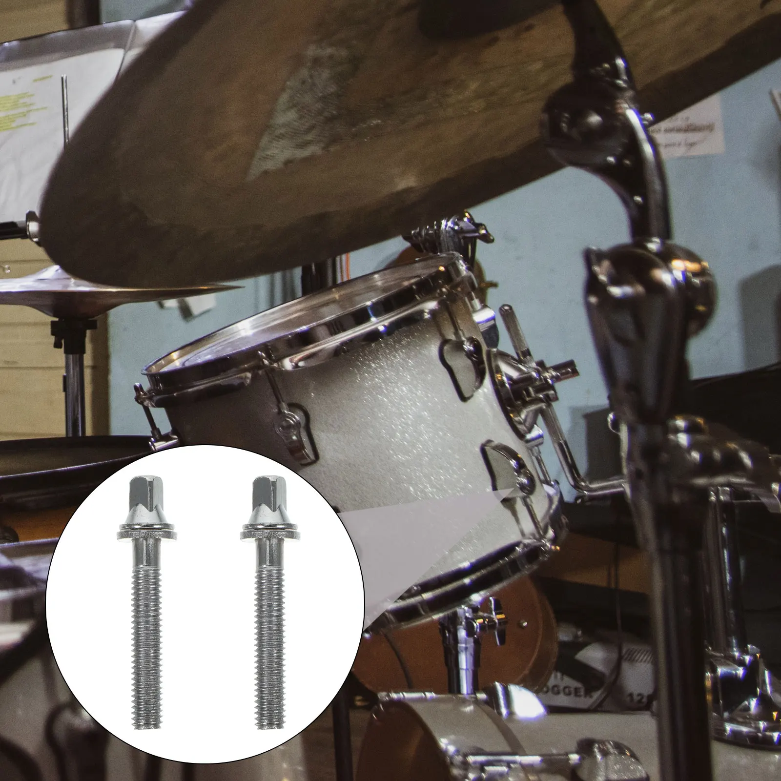 

2 PCS Drum Screws Lug Mount Mounting Accessories Hardware Lugs Parts Bass Snare