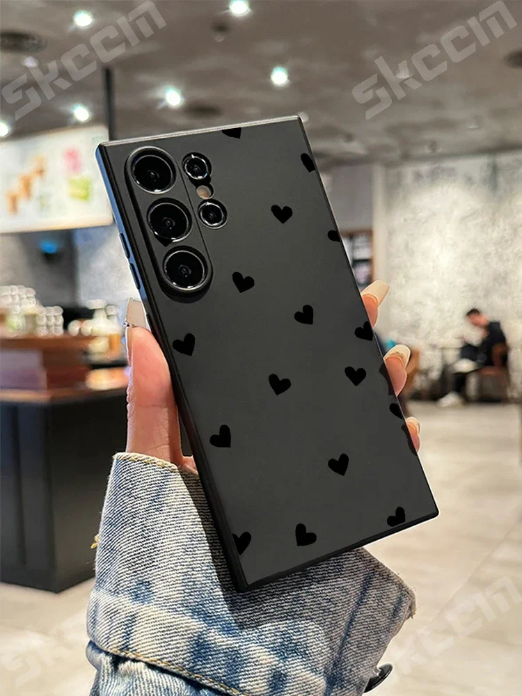 حافظة لهاتف سامسونج جالاكسي A15 A35 A50 A51 A54 A55 A71 A72 A73 S24 S23 Ultra S22 Plus S20 FE غطاء ناعم