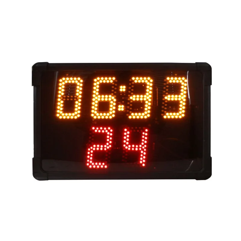 LED Shot Clock Timer 24 Seconds Basketball Digital Scoreboard Countdown Display For Outdoor Sports Court