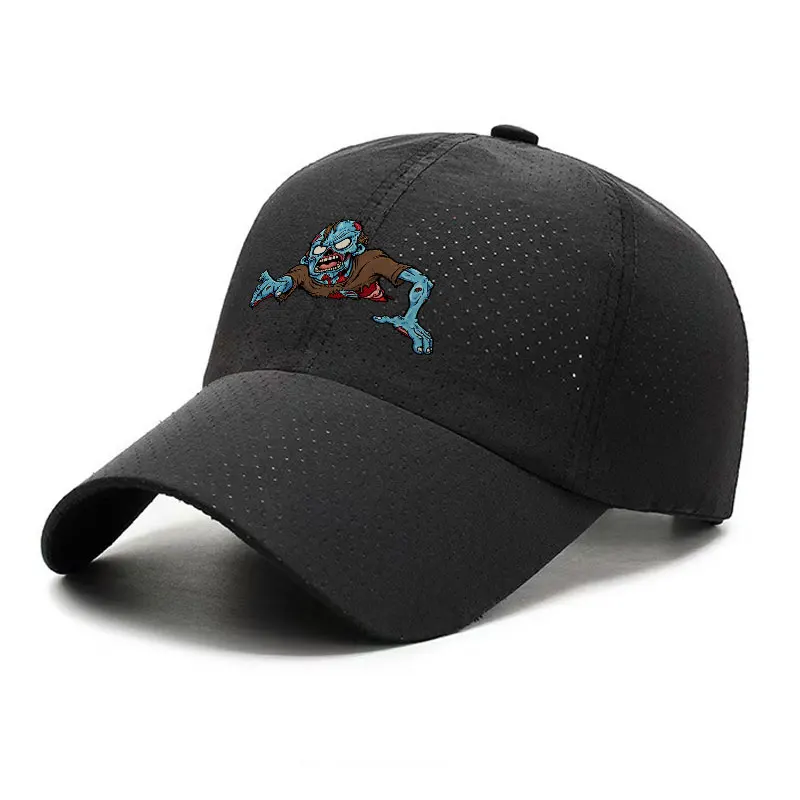 Zombie Monster Quick Dry Baseball Cap Adjustable Breathable Halloween Hat