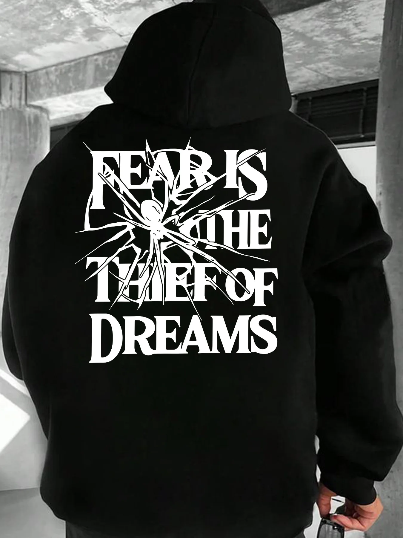

Spider Graphic Printing Autumn and Winter Pure Cotton Men's and Women's Hoodies Casual Outdoor Street Sports Loose Training
