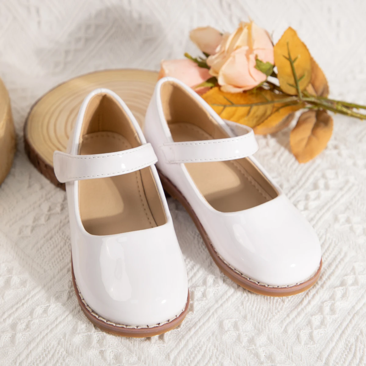 Chaussures plates Mary Jane en - Velcro Hook Loop avis et prix