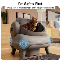 Best-selling M1 global system Neakasa-bac with automatic cat litter, smart toilet, odorless, Dallas Neabot open