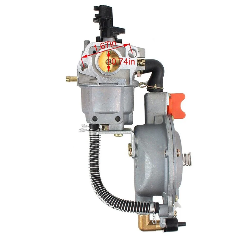 LPG 168 Gasoline Generator Dual Fuel Carburetor Kit LPG NG Conversion Accessory For Honda GX160 GX200 168F 170F 6.5HP