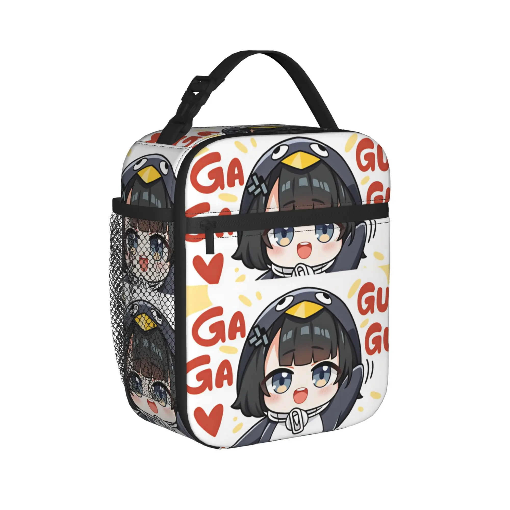 Gugu Gaga Penguin  Lunch Bag  Aesthetic Lunch Box Outdoor Picnic Thermal Tote Handbags For Adult Waterproof Custom Cooler Bag