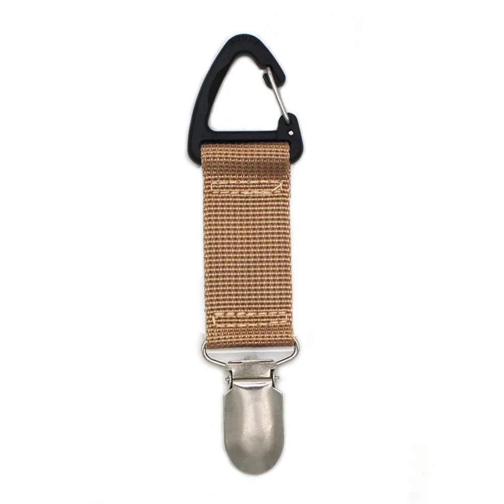 Portable Universal Hat Clip Lightweight Carabiner Portable Hat Companion Multi-purpose Compac Backpack Clips Glove Organizer