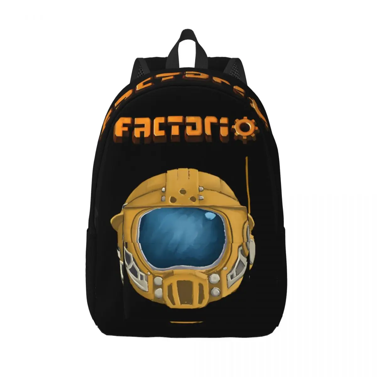 Birthday Satisfactory Large Capacity College Bag F-Factorio Game Good Quality Male Lady Knapsack Hiking