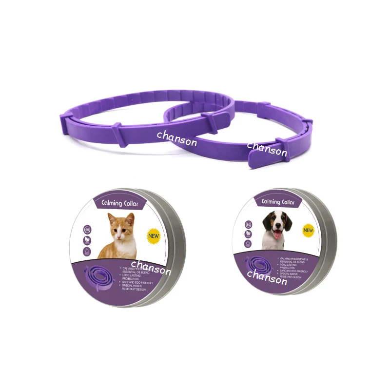 Pet Dog Calming Collar Adjustable Neck Strap Cat Comforting Collar Anxiety Restlessness Reducing Pet Collar For Dogs Cats