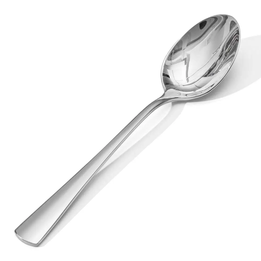 

Обеденные ложки 8,15 дюйма (не чайные), набор из 4 предметов, нержавеющая сталь 18/10, серебристые, пищевой класс, можно мыть в посудомоечной машине