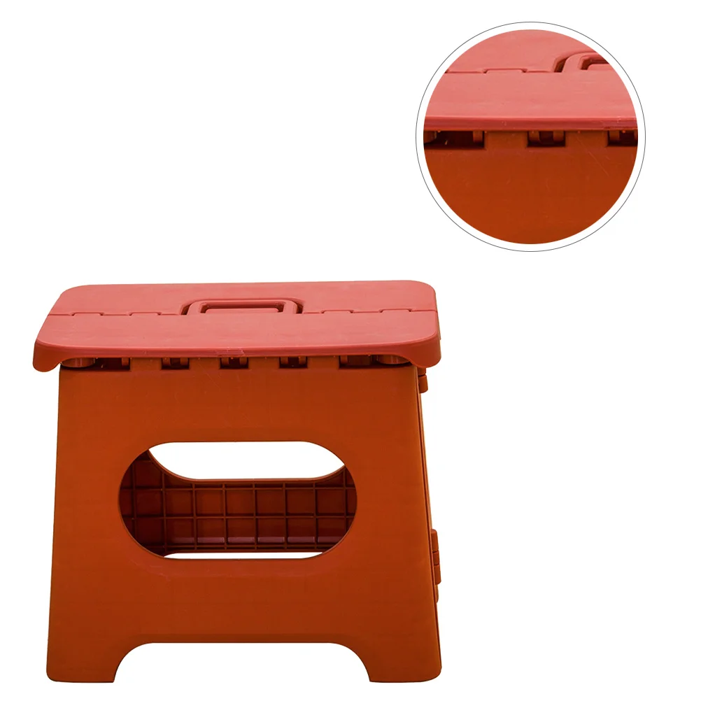 1Pcs Kleine Faltbare Hocker Runde Fase Sichere Praktische PP Material Tragbare Home Reise Rot Kleine Faltbare Hocker