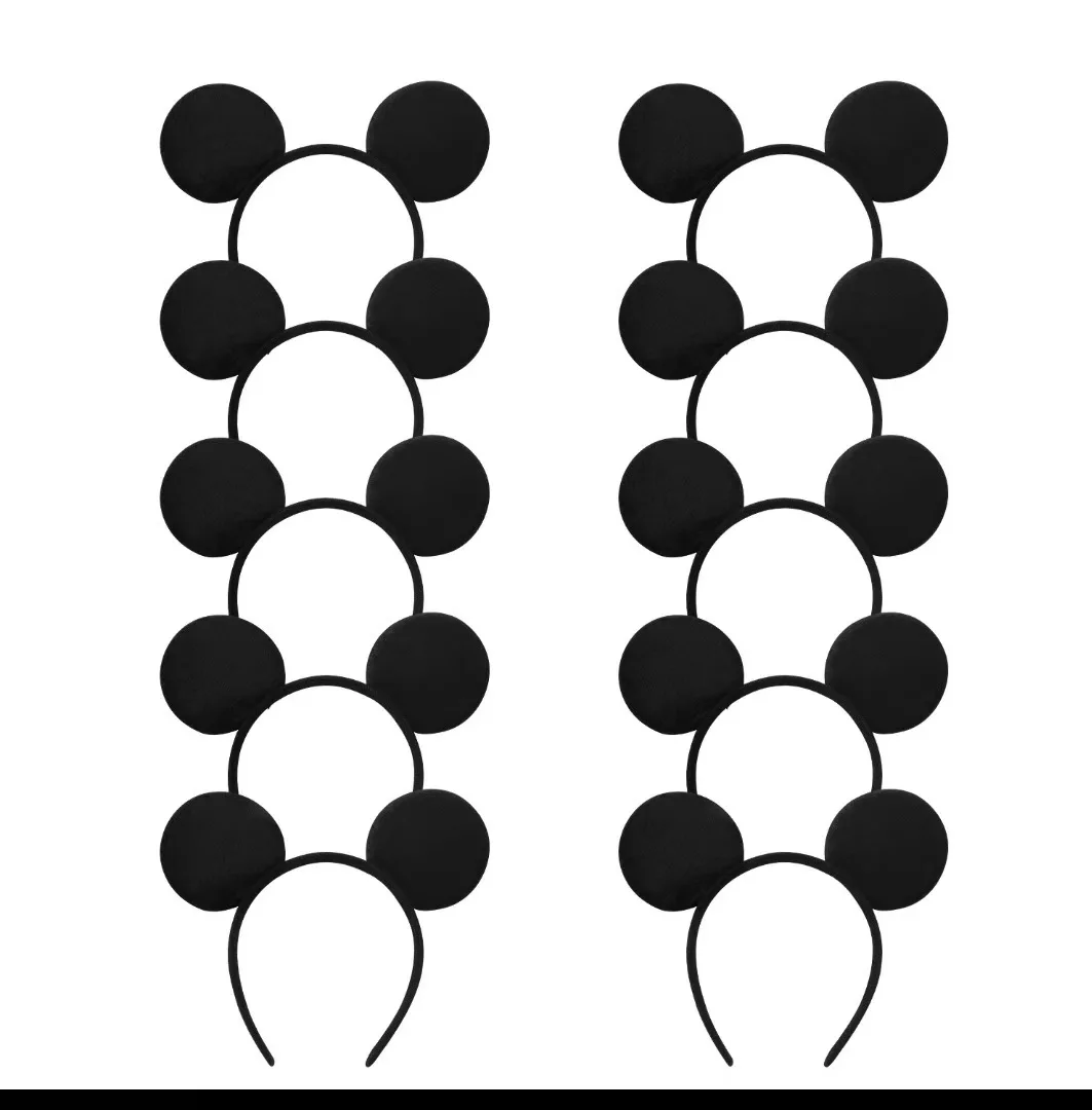 Knoten-Accessoires, Minnie-Haarbänder, Gastgeschenke, Mutter, schöne Ohren, Kinder, Mickey-Stirnbänder, Haar, Jungen, Party, Pailletten, Baby-Geburtstag, Schleifen, Mädchen – Detail 2