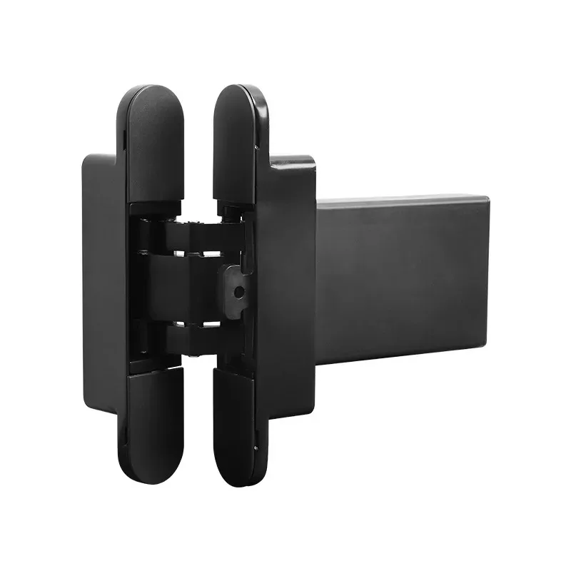 Invisibledoor hinge hydraulic long arm buffer damping self-closing 2D adjustable hidden hinge automatic door closing cross hinge