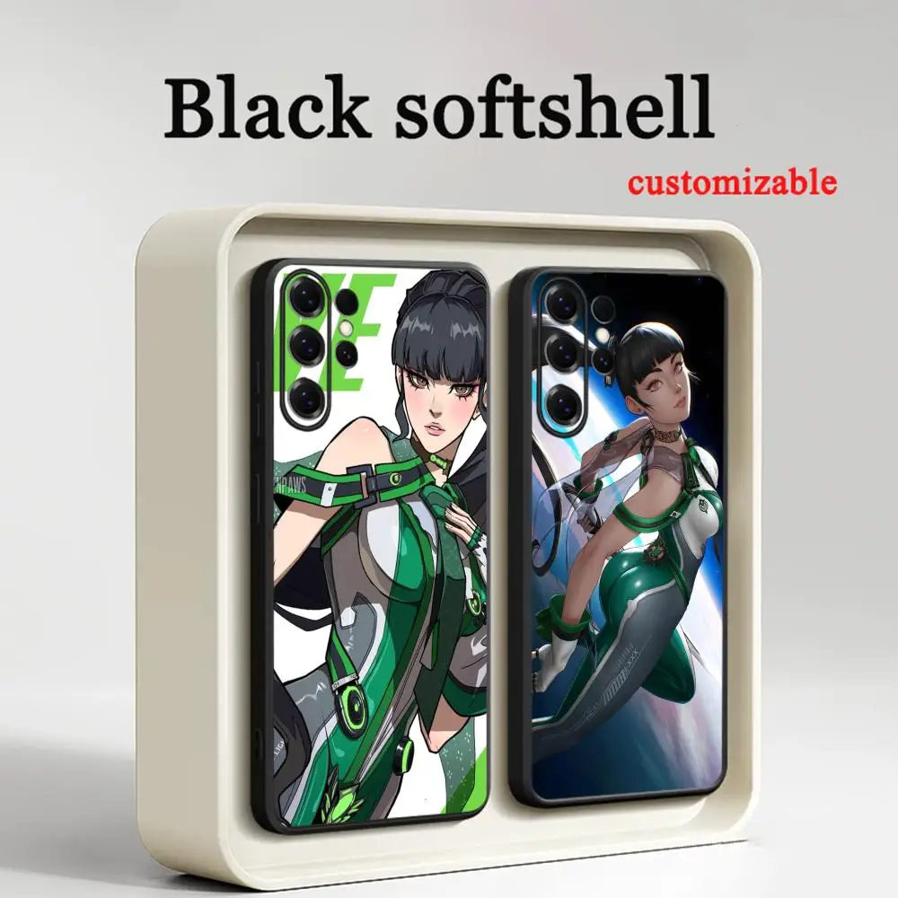 HOT game Raven Stellar Blade  Phone Case For Samsung Galaxy S26 S25 S24 S23 S22 S21 Plus Ultra Note20 Soft Black