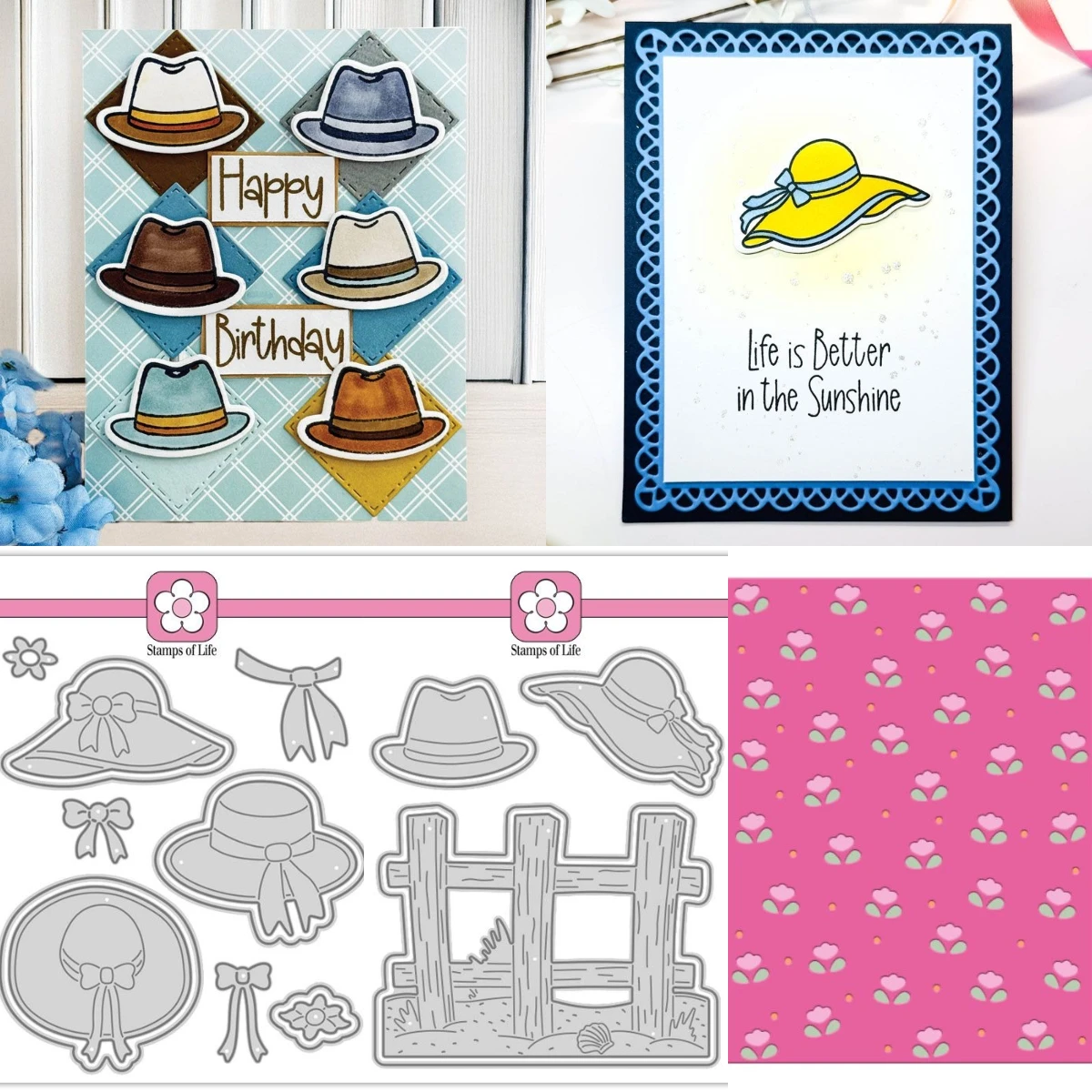 

Cap & Stem A2 Background 2026 New Metal Cutting Dies For Craft Embossing Make Paper Greeting Card Making Template DIY Handmade