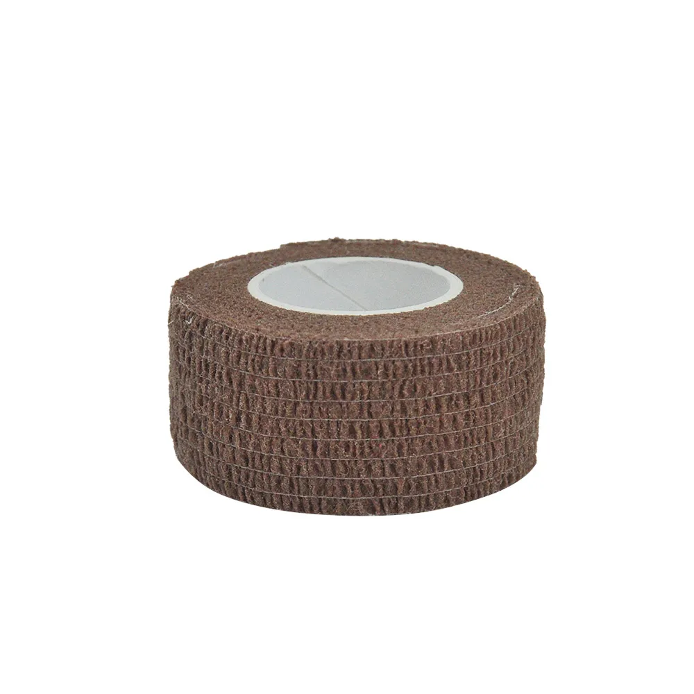 brown Waterproof Medical Therapy Self Adhesive Bandage Muscle Tape Finger Joints Wrap First Aid Kit Pet Elastic