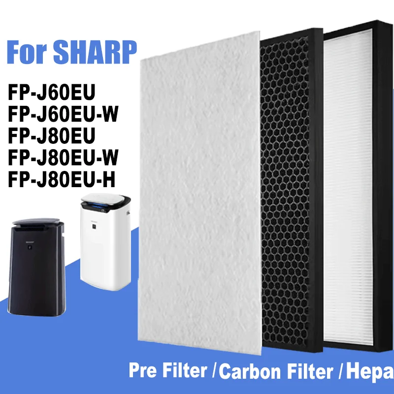 

FZ-J80HFX FZ-J80DFX Replacement HEPA Deodorizing Filter for Sharp Air Purifier FP-J60EU FP-J60EU-W FP-J80EU FP-J80EU-W FP-J80EUH