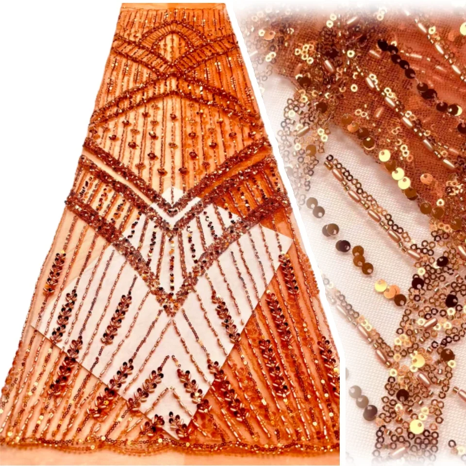 الأبيض الفرنسي شبكة تول أقمشة الدانتيل 2025 جودة عالية 5 ياردة الأفريقي الترتر أقمشة الدانتيل فستان الزفاف الأنيق للنساء SZ1745