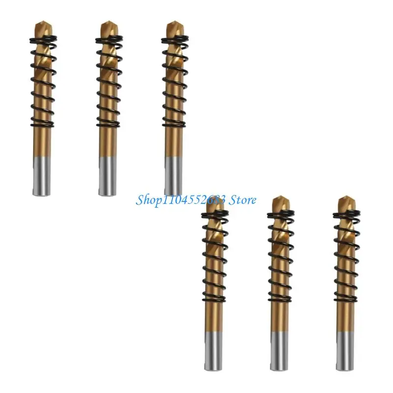 

Y6GD 6Pcs High Strength Drill Bits Diameter 6mm For Hole Sawing Plastic