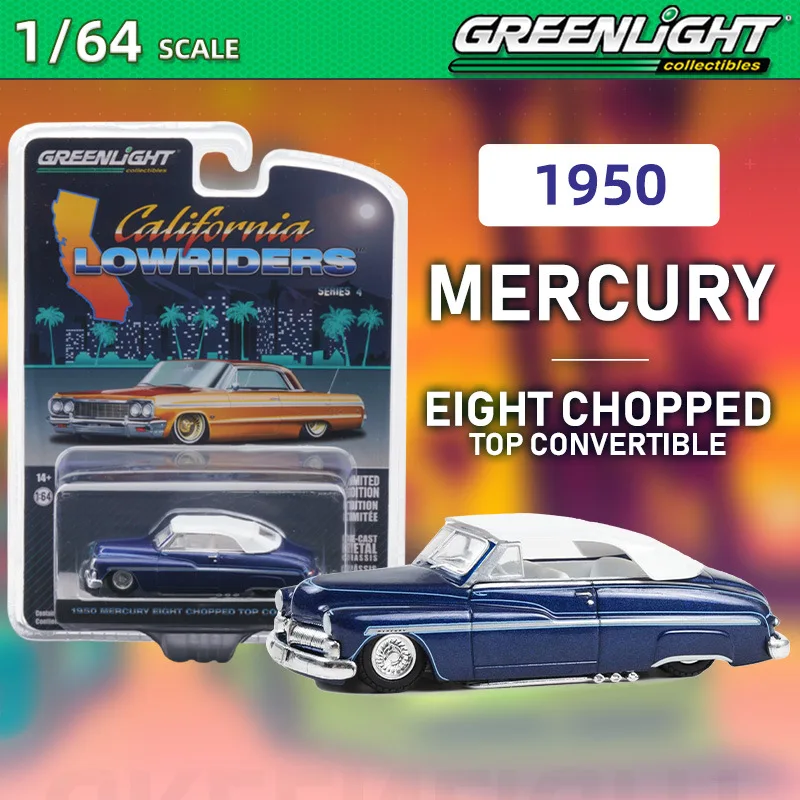 1950 Mercury Eight Chopped Top Convertible Imitation Alloy Car Model Toy Collection Display Gifts