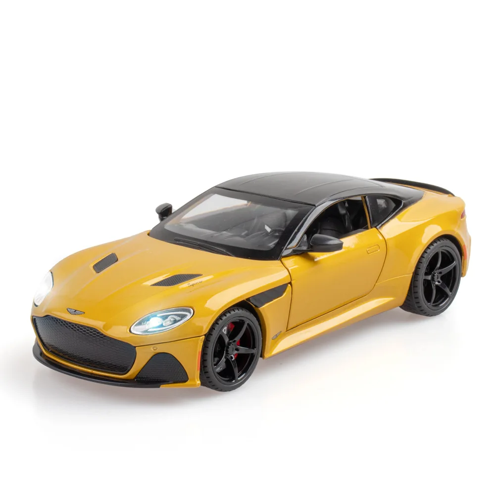 1:22 Aston Martin DBS Superlaggera Alloy Model Car Toy Diecasts Metal Casting Sound and Light Car Toys For Children Vehicle