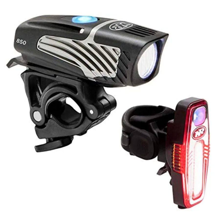 

Lumina Micro 850 Front Bike Light Sabre 80 Rear Bike Light Combo Pack- LED USB Rechargeable Bicycle Headlight Water Resistant M