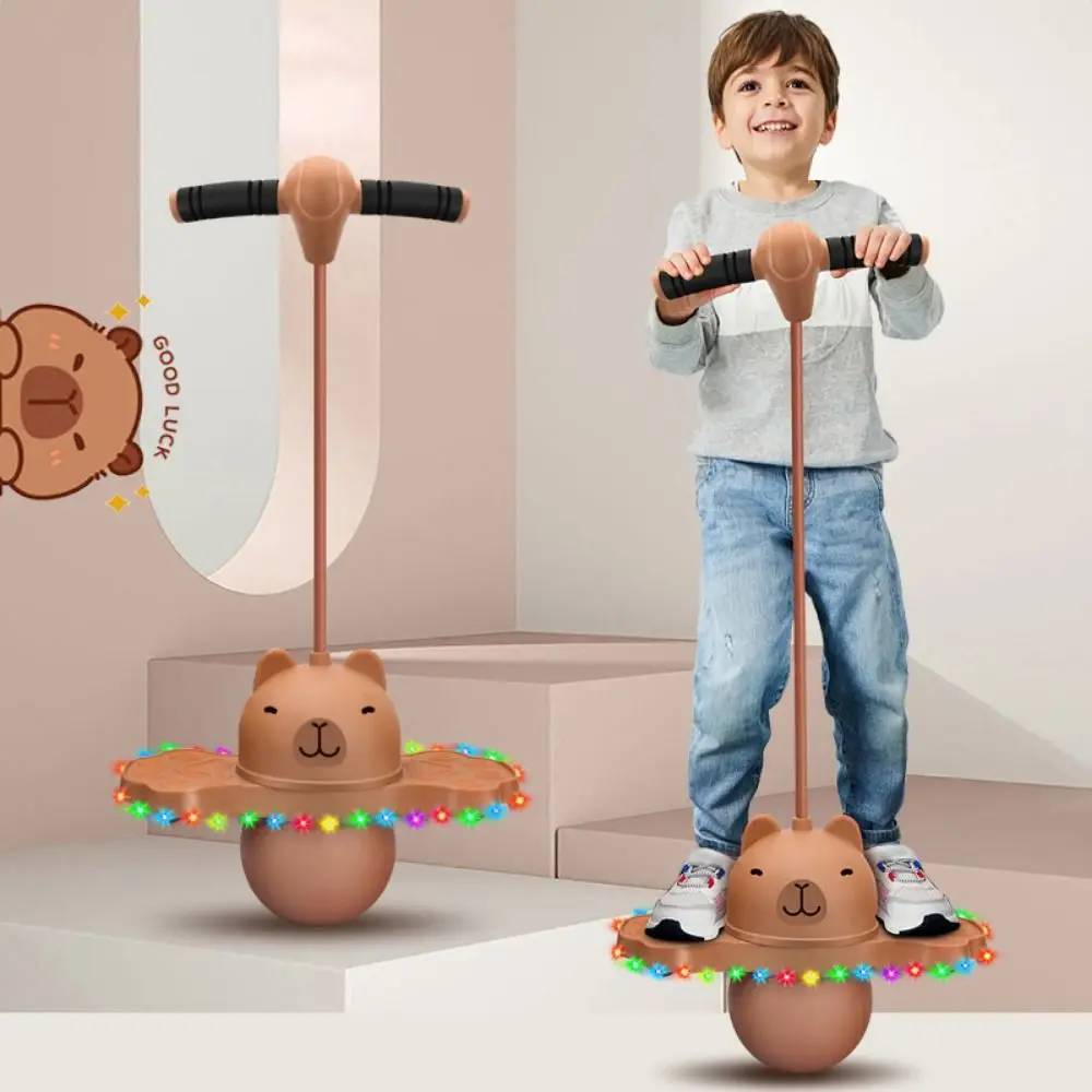 

Thicken Capibara Jumping Ball Toys Inflatable Increase High Outdoor Bouncing Ball with Pump High Resilience