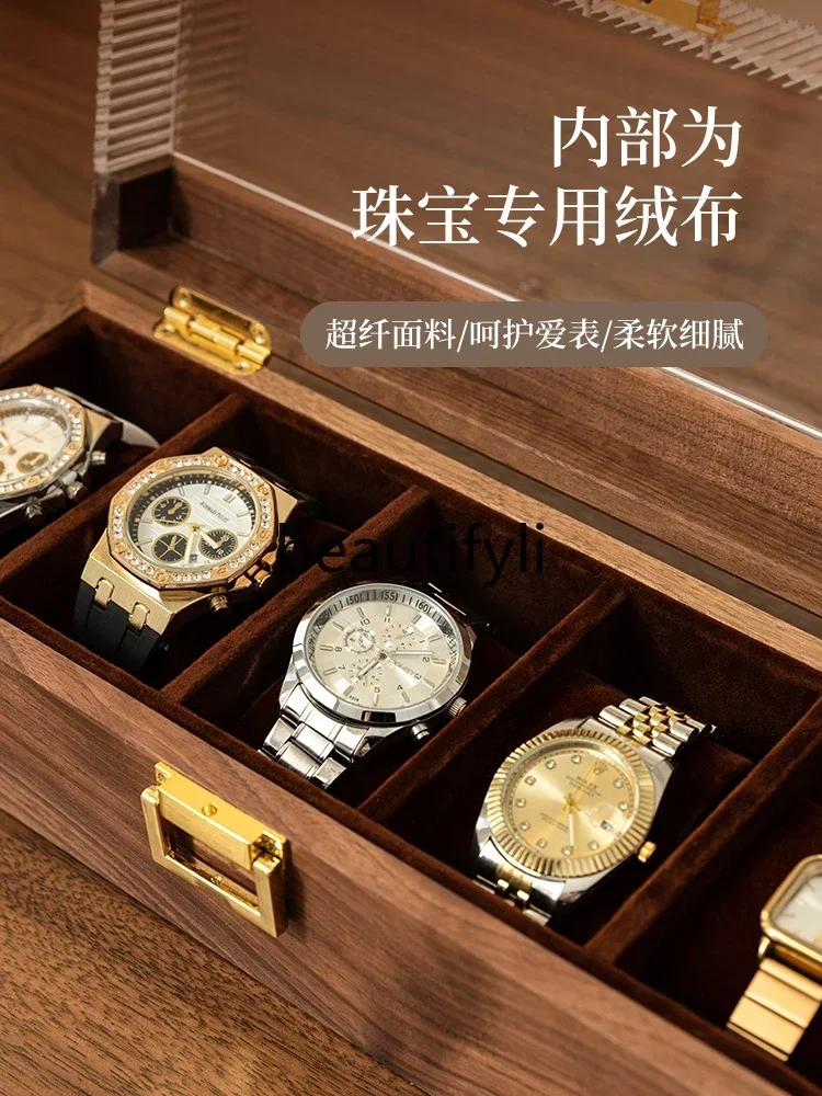 ss D Household high-end exquisite mechanical watch men's and women's watch display box light luxury gift