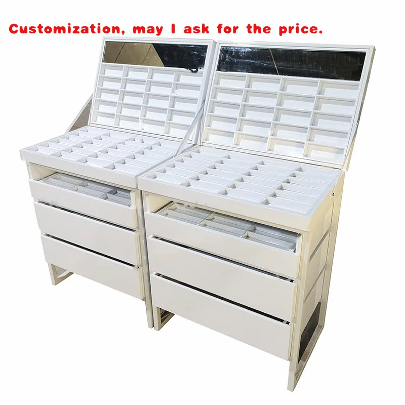 

custom.Custom White Lacquer Sunglasses Stand Display Wood Eyeglasses Display Cabinet Boutique Optical Store