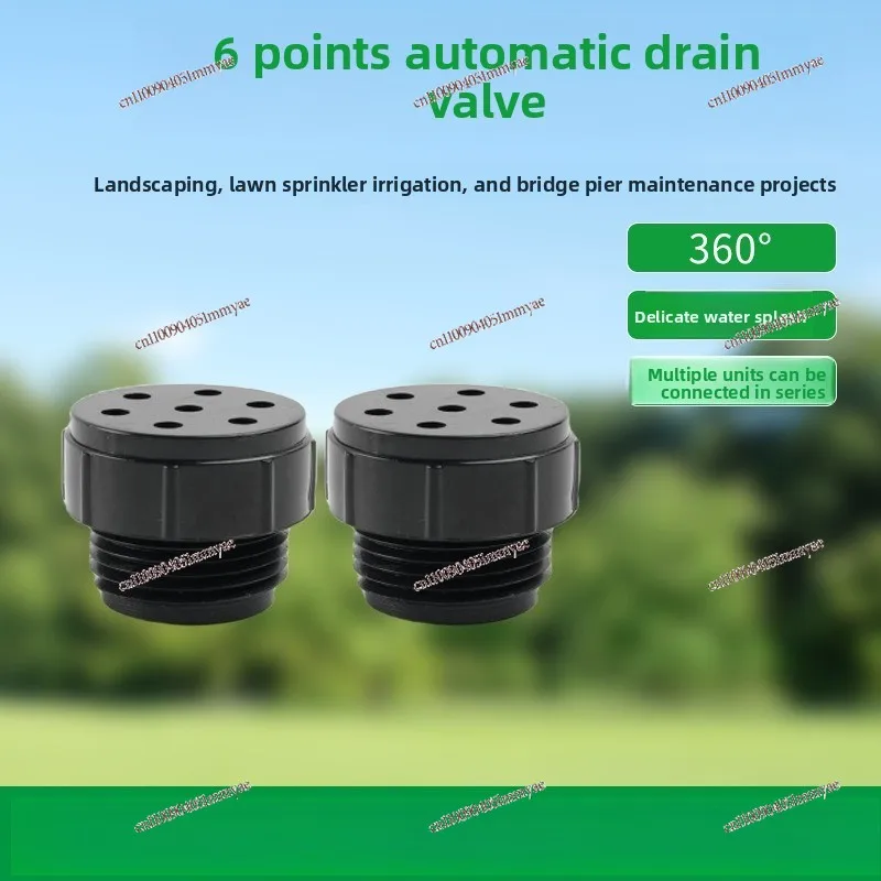 6 Minutes 1.5 Inch Automatic Drain Valve Automatic Drain Valve 3/4 Irrigation Pipe End Drainage Anti-icing