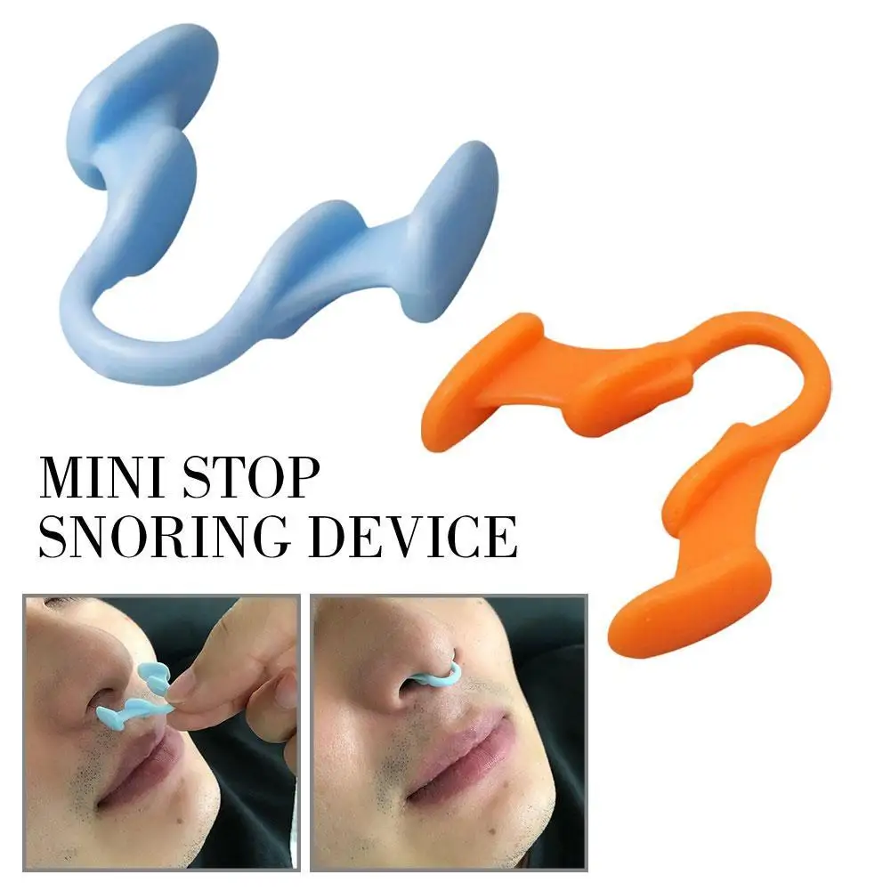 2/20pcs Mini Stop Snoring Device Silicone Elastic Nose Clip Anti-Snoring Supplies To Prevent Snoring Good Sleep Dropshipping