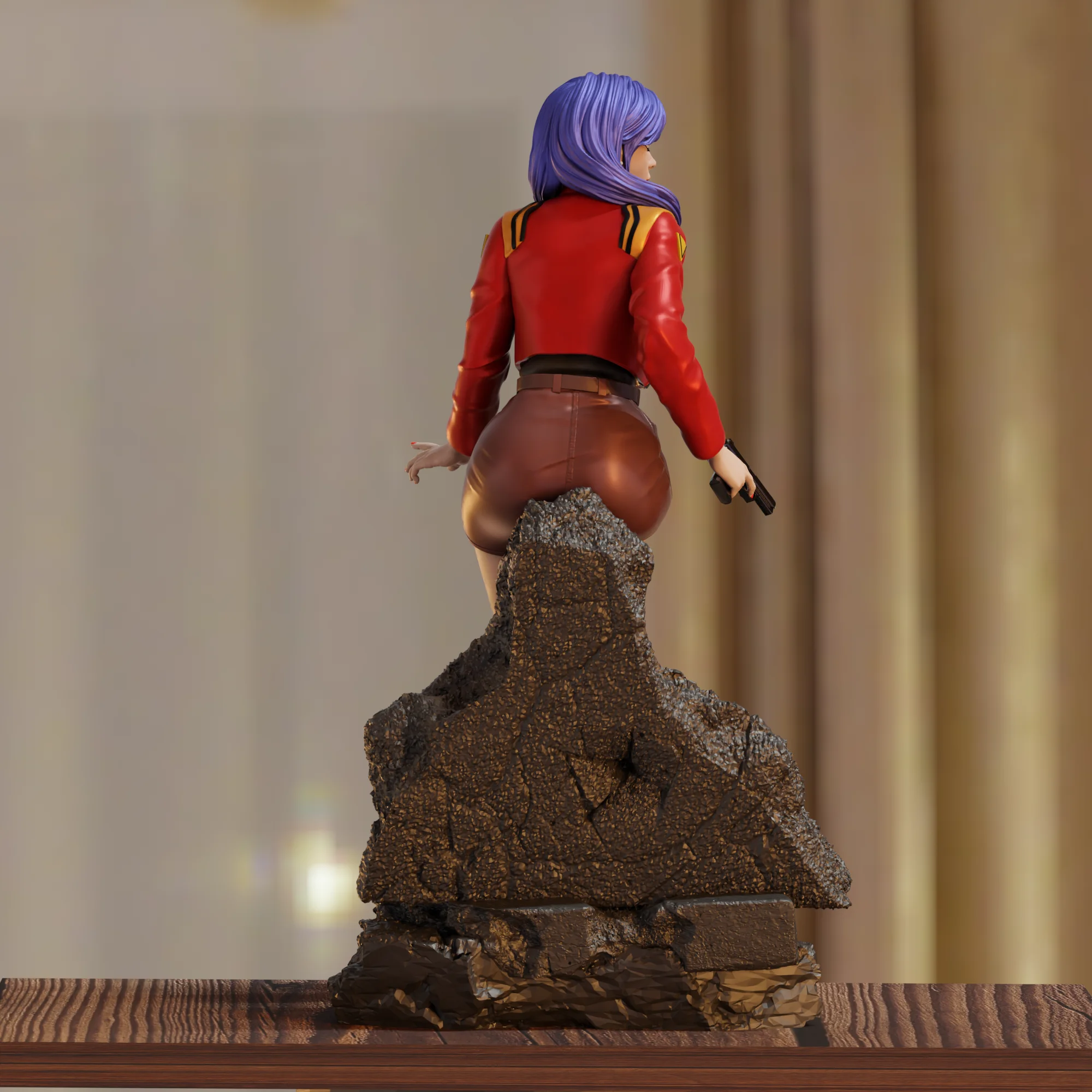 Kit de modelo de impresión 3d, muñeca NSFW de Bella dulce chica, Kit de modelo de figura de Anime, estatua de reducción en miniatura DIY, juguetes sin pintar, 1/24