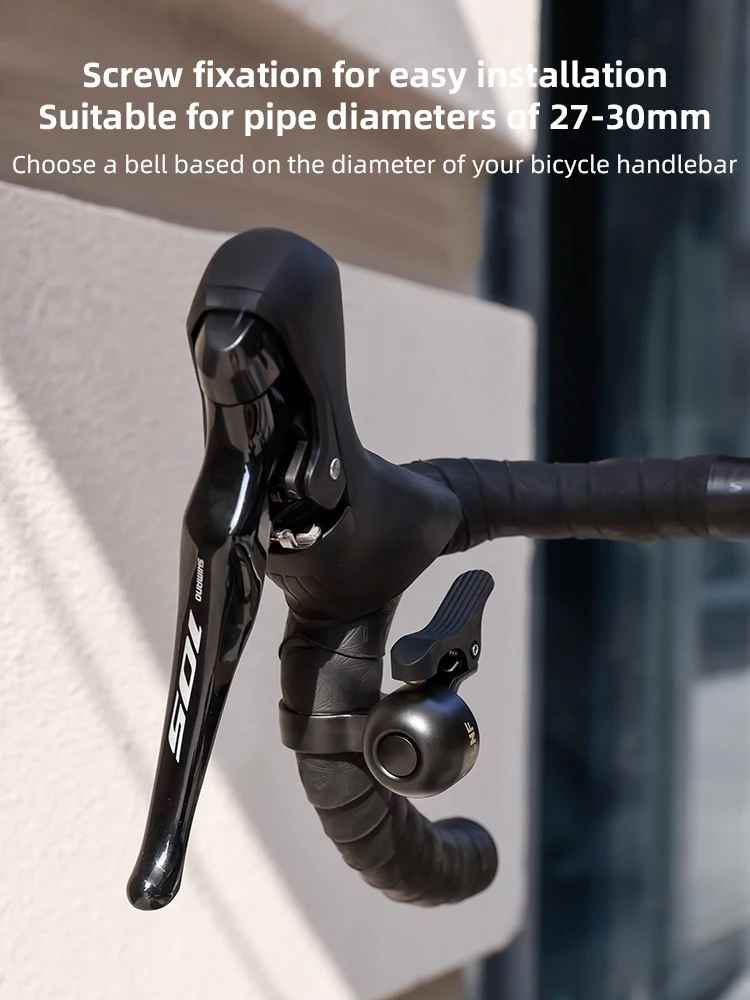 AliExpress ESLNF Road Bike Bell Loud Sound Warning Copper Alloy Handlebar Ring Bicycle Horn for Safety Cycling